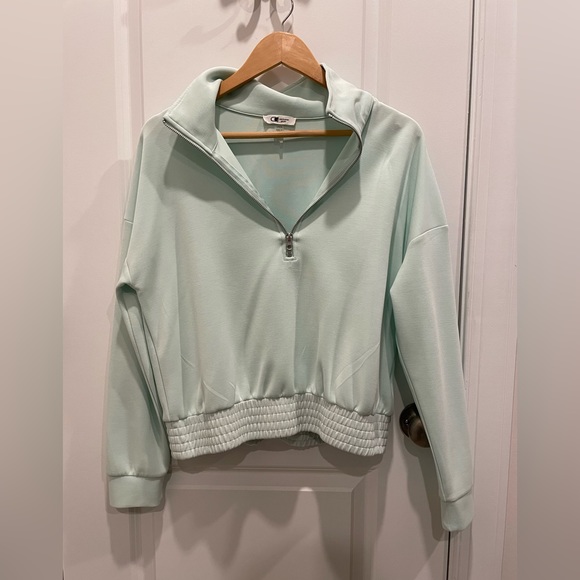 Cable & Gauge Tops - Cable & Gauge Sport Soft Mint half zip sweatshirt size large